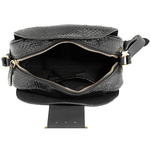 NWT BURBERRY PYTHON LEATHER BUCKLE TOTE SHOULDER BAG - Picture 5 of 7